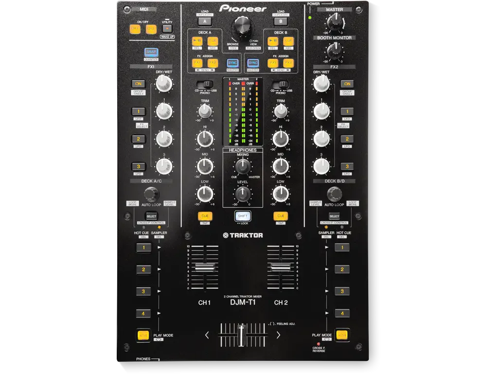 Pioneer DJM-T1 DJミキサー DJM-T1 - 2 Channel Effects Mixer with Traktor Scratch Duo 2
